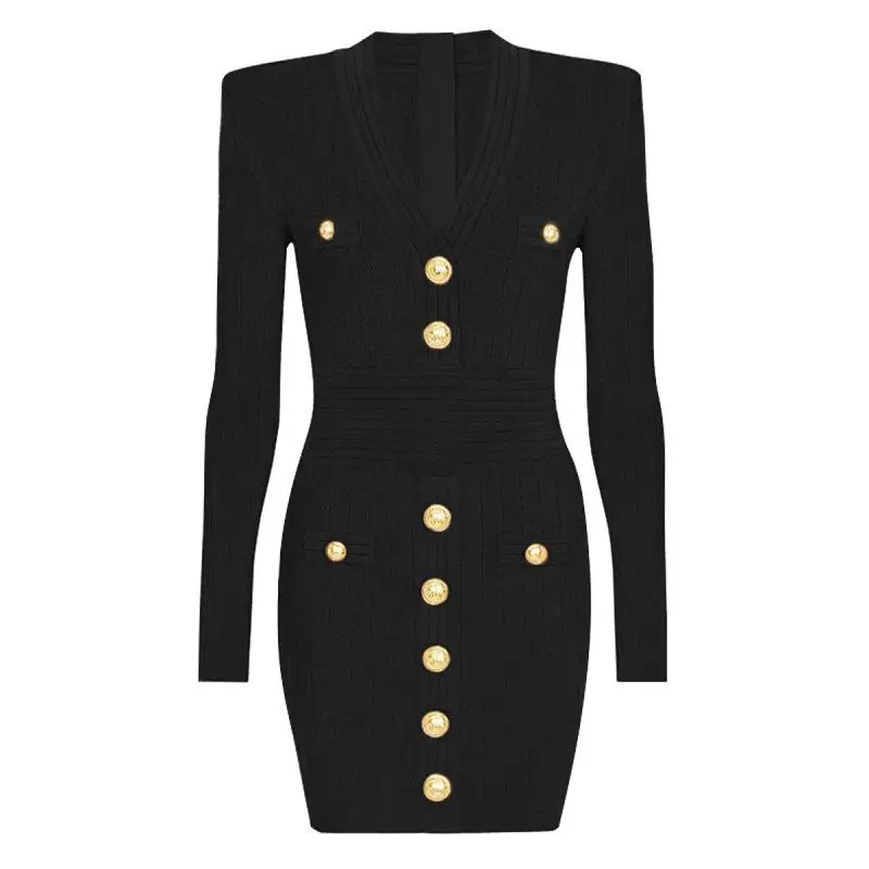 Elegant 2024 New Fashion High Quality Knitted Fabric V-Neck Slimming Long Sleeve Dress Pure Color Slimming Women's Dress
Elegant 2024 New Fashion High Quality Knitted Fabric V-Neck Slimming Long Sleeve Dress Pure Color Slimming Women's Dress