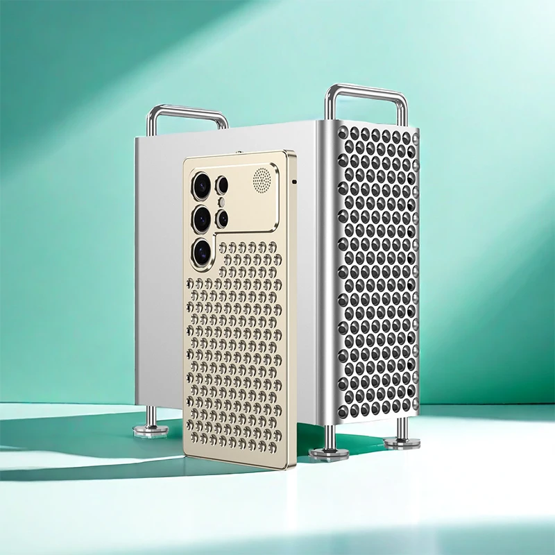 Aluminum Alloy Aromatic Heat Dissipation Metal Mobile Phone Case, For Samsung S25 S24 S23 Ultra S24 Plus Protection Rear Cover
Aluminum Alloy Aromatic Heat Dissipation Metal Mobile Phone Case, For Samsung S25 S24 S23 Ultra S24 Plus Protection Rear Cover