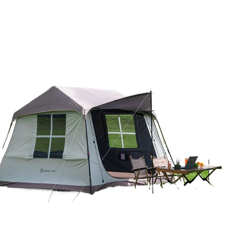 Large Pop Up Canopy Tent for Green Grass House Roof Style Outdoor Camping Gear with UV Protection Black Coating for All
Large Pop Up Canopy Tent for Green Grass House Roof Style Outdoor Camping Gear with UV Protection Black Coating for All