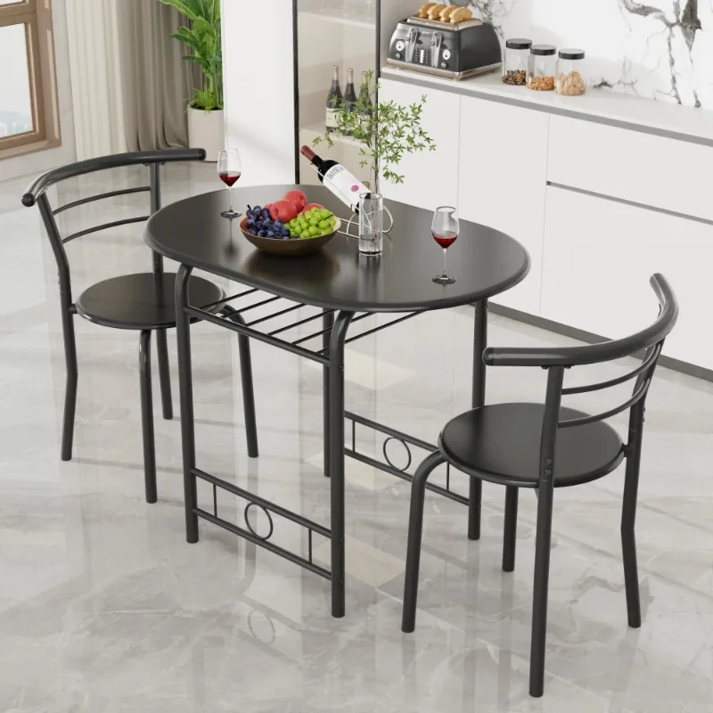 NEW 3 Pieces Dining Set for 2 Small Kitchen Breakfast Table Set Space Saving Wooden Chairs and Table Set,Black
NEW 3 Pieces Dining Set for 2 Small Kitchen Breakfast Table Set Space Saving Wooden Chairs and Table Set,Black
