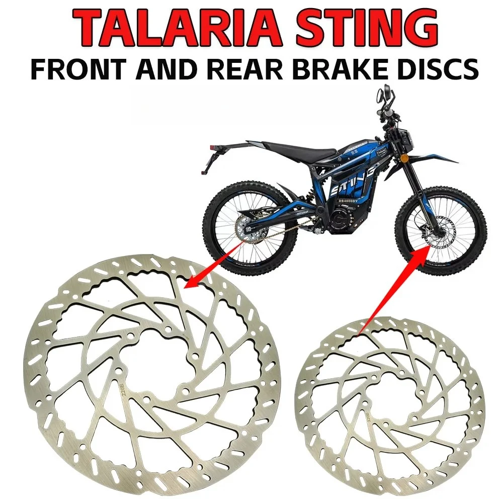 About TALARIA STING Electric Bike Front Rear Brake Disc Rotors Motocross Dirt Pit Bike Tuning Part For Talaria Sting MX3 MX4 MX5
About TALARIA STING Electric Bike Front Rear Brake Disc Rotors Motocross Dirt Pit Bike Tuning Part For Talaria Sting MX3 MX4 MX5