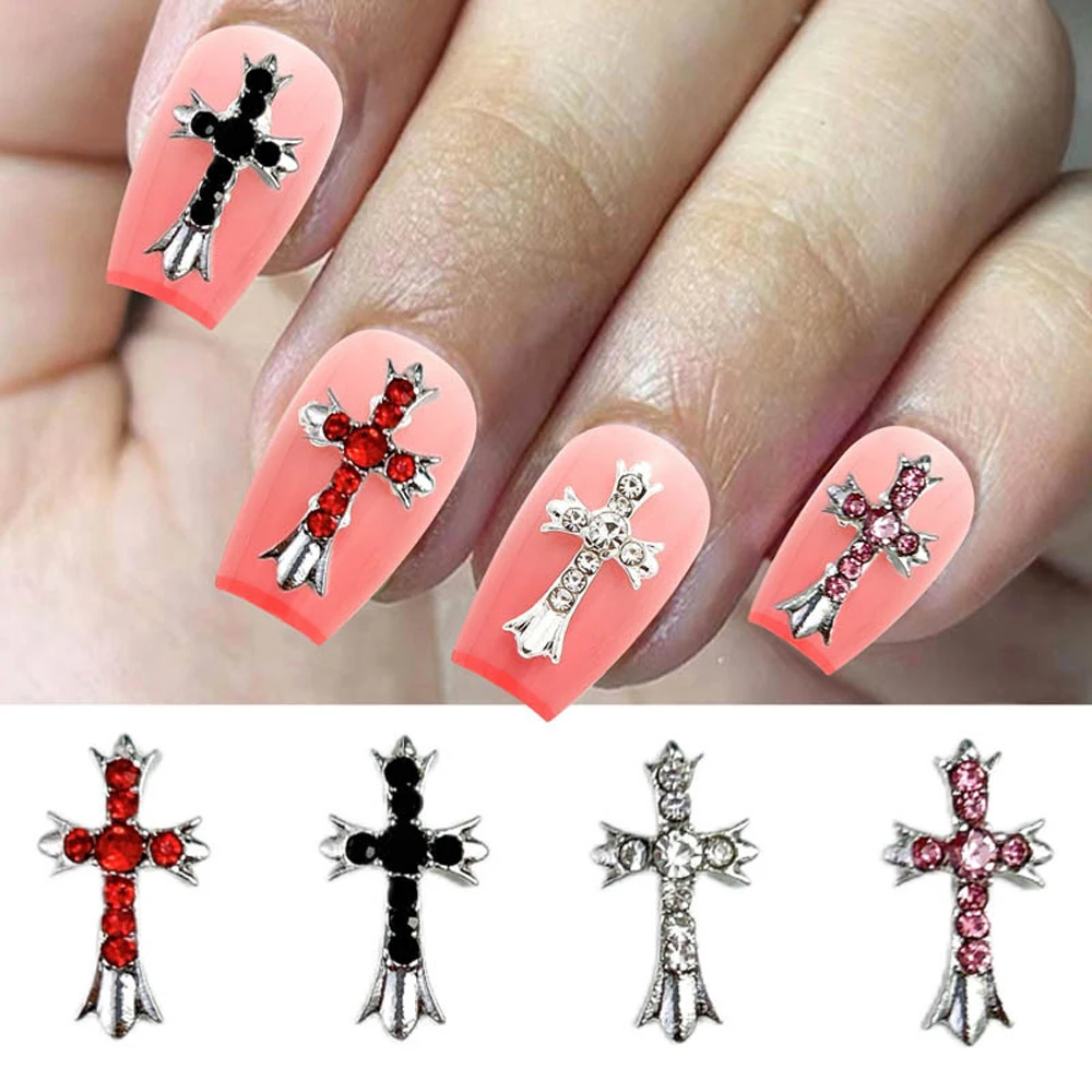 10pcs Huge Punk Cross With Rhinestones Nail Decoration DIY Luxury Retro Gothic Designer Nail Charm Classic Cross Manicure Parts
10pcs Huge Punk Cross With Rhinestones Nail Decoration DIY Luxury Retro Gothic Designer Nail Charm Classic Cross Manicure Parts