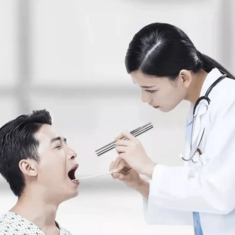 2Pcs Metal LED Set for Doctors Nurses Oral Ear Nose Throat Examination Yellow White USB Rechargeable
2Pcs Metal LED Set for Doctors Nurses Oral Ear Nose Throat Examination Yellow White USB Rechargeable