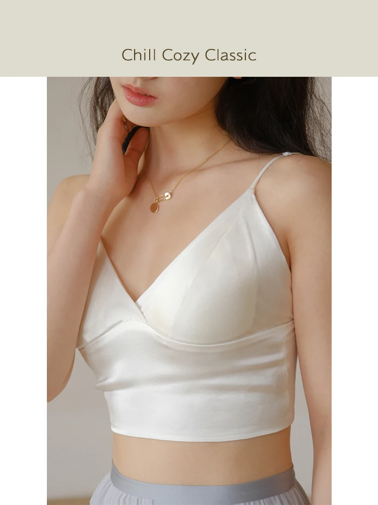 ChillCozy Silk Satin Cross Bal Crop Top Women's Summer Slim Fit Tank Top V-Ne Elastic Bandage Sle Faionable
ChillCozy Silk Satin Cross Bal Crop Top Women's Summer Slim Fit Tank Top V-Ne Elastic Bandage Sle Faionable