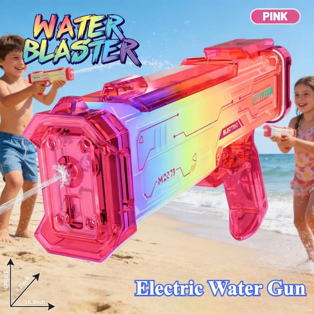 500ML Large Capacity Automatic Electric Electric Water Gun Toy with LED Light Sound Effects Summer Outdoor Water Blaster Toys
500ML Large Capacity Automatic Electric Electric Water Gun Toy with LED Light Sound Effects Summer Outdoor Water Blaster Toys