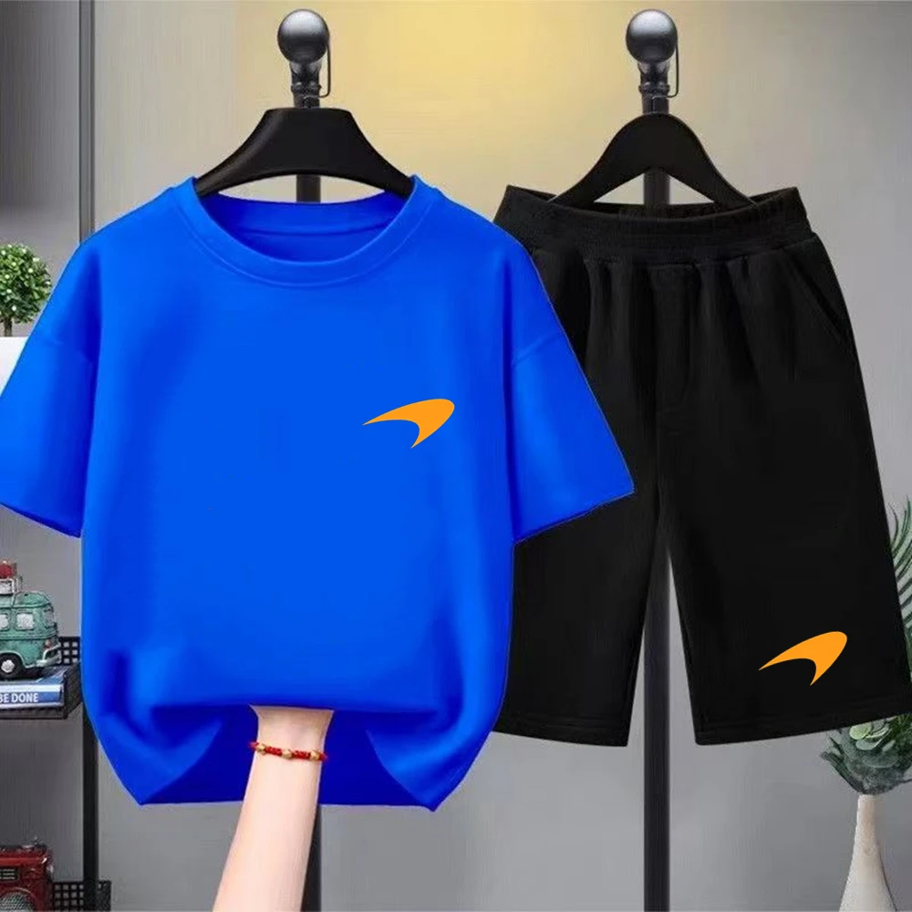 Brand Print Summer Set Short Sleeve Children's black T-shirt Set Sports Fashion Boys Girls tops+Shorts Casual Kid
Brand Print Summer Set Short Sleeve Children's black T-shirt Set Sports Fashion Boys Girls tops+Shorts Casual Kid