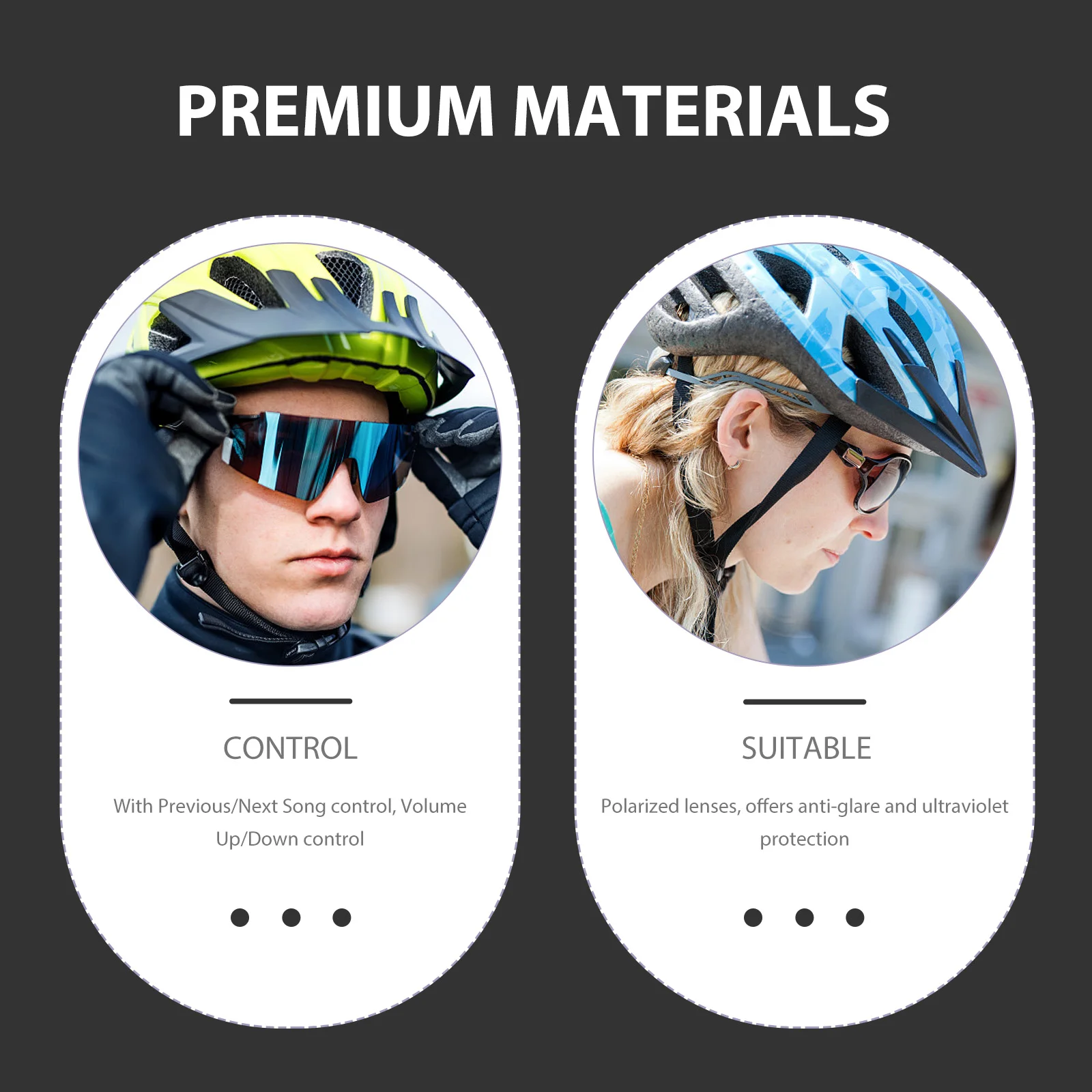 Wireless Headset Driving Sunglasses Riding Eyes H Earphone Mp3 Music Player Glasses Polarized Lenses Anti Glare
Wireless Headset Driving Sunglasses Riding Eyes H Earphone Mp3 Music Player Glasses Polarized Lenses Anti Glare