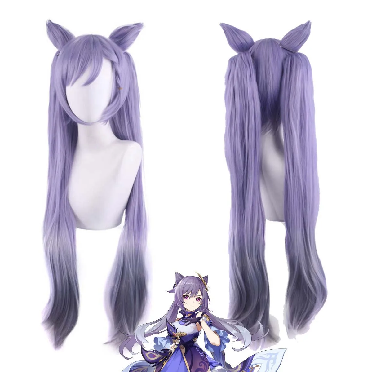 Women Game Genshin Impact Cosplay Keqing Purple Mix Long Wig
Women Game Genshin Impact Cosplay Keqing Purple Mix Long Wig