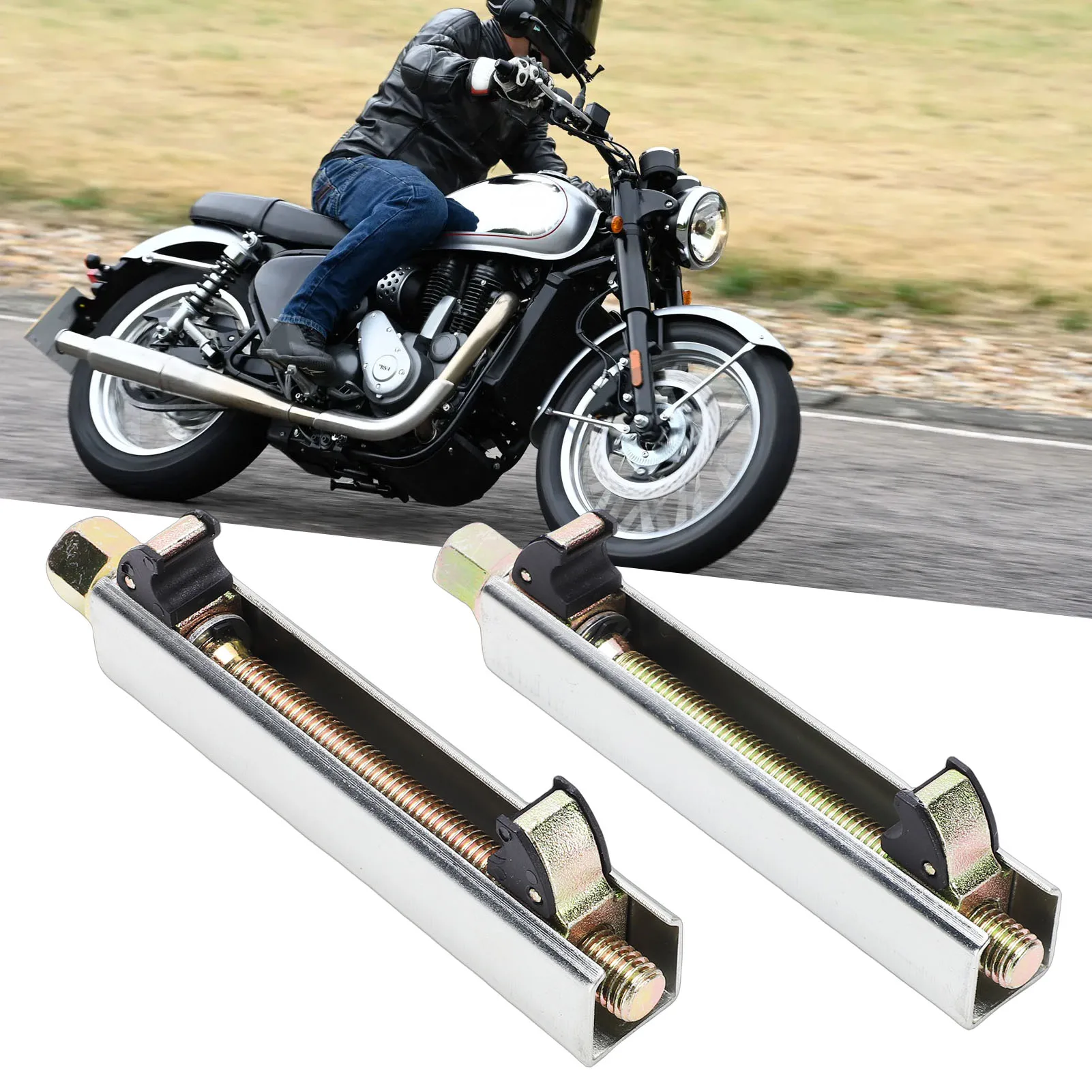 Motorcycle Coil Spring Tool 20-100mm Clamping Width for Most Classic Modern Motorcycle Coil Springs
Motorcycle Coil Spring Tool 20-100mm Clamping Width for Most Classic Modern Motorcycle Coil Springs