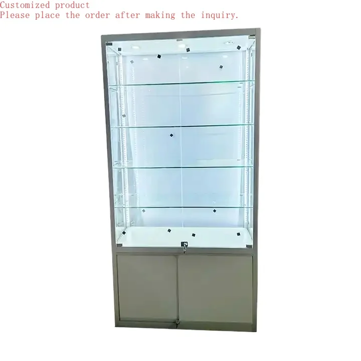 Custom.Modern Wall Glass Display Cabinet Glass Shelves Gift Household showcase
Custom.Modern Wall Glass Display Cabinet Glass Shelves Gift Household showcase