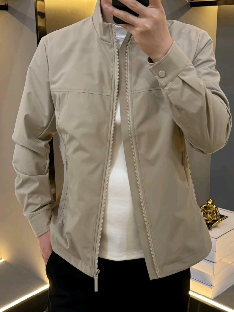 High Quality Men's Stand Collar Jacket Spring Autumn New Style Versatile Business Casual Fashionable Standard Fit Long Sleeve
High Quality Men's Stand Collar Jacket Spring Autumn New Style Versatile Business Casual Fashionable Standard Fit Long Sleeve