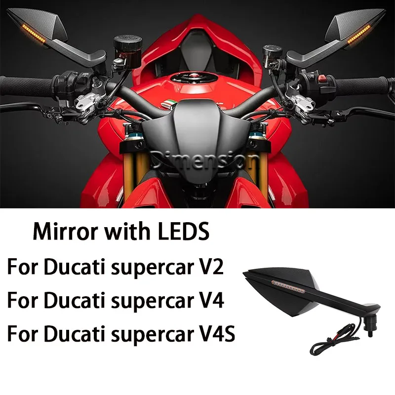 Зеркала заднего вида для Ducati Streetfighter V4, алюминиевые боковые зеркала с индикатором поворота, для мотоциклов
Зеркала заднего вида для Ducati Streetfighter V4, алюминиевые боковые зеркала с индикатором поворота, для мотоциклов