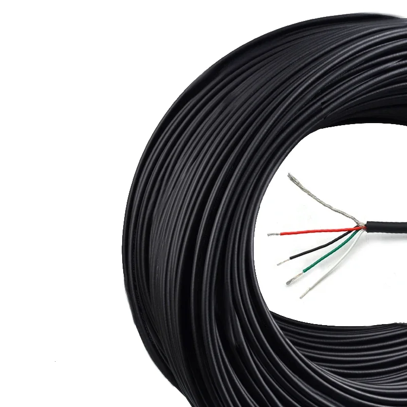 10M Four-Core with Shield Cable for Electric Guitar Pickup Making Humbucker with Coil Spliting Cable Black
10M Four-Core with Shield Cable for Electric Guitar Pickup Making Humbucker with Coil Spliting Cable Black