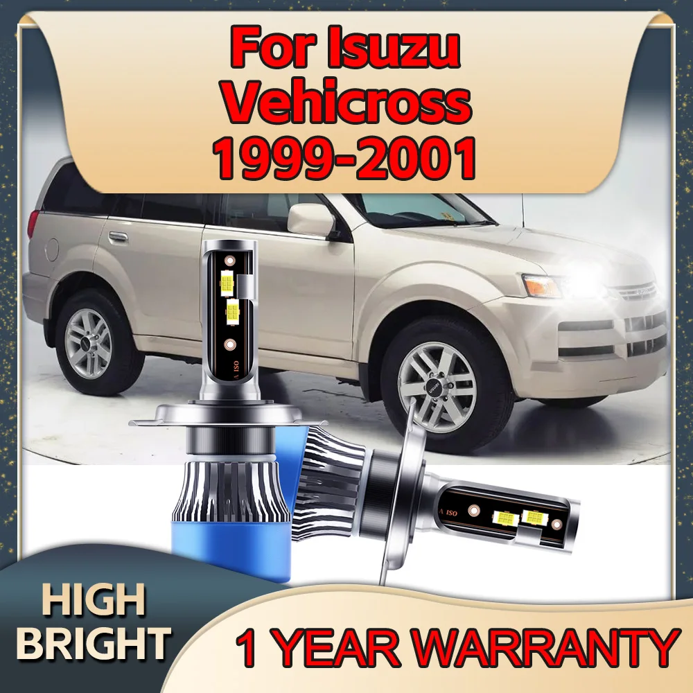2Pcs Car Headlight 30000LM H4 Led Lights CSP Chip High Bright Turbo Lamp 6000K For Isuzu Vehicross 1999 2000 2001
2Pcs Car Headlight 30000LM H4 Led Lights CSP Chip High Bright Turbo Lamp 6000K For Isuzu Vehicross 1999 2000 2001