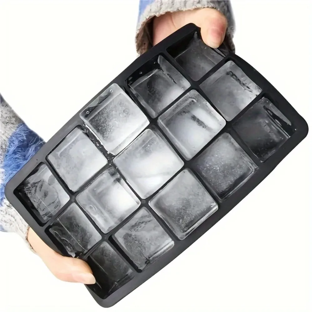 Silicone Square 15 Grid Ice Cube Tray with Lid Food Grade Mold for Whiskey Mixing and Freezing Treats in Bento Coffee Drinks
Silicone Square 15 Grid Ice Cube Tray with Lid Food Grade Mold for Whiskey Mixing and Freezing Treats in Bento Coffee Drinks