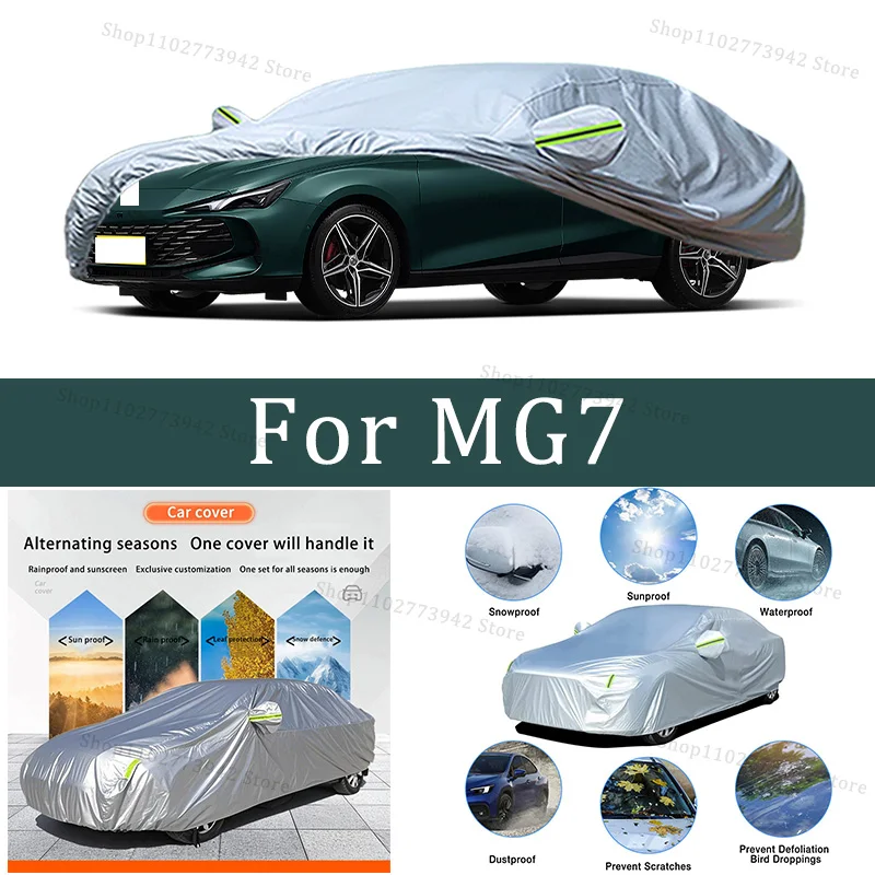 Car Cover For MG7 Full Exterior Black Silvery-Auto Cover Sunshade Dustproof Waterproof Reflective strips cars accessories
Car Cover For MG7 Full Exterior Black Silvery-Auto Cover Sunshade Dustproof Waterproof Reflective strips cars accessories
