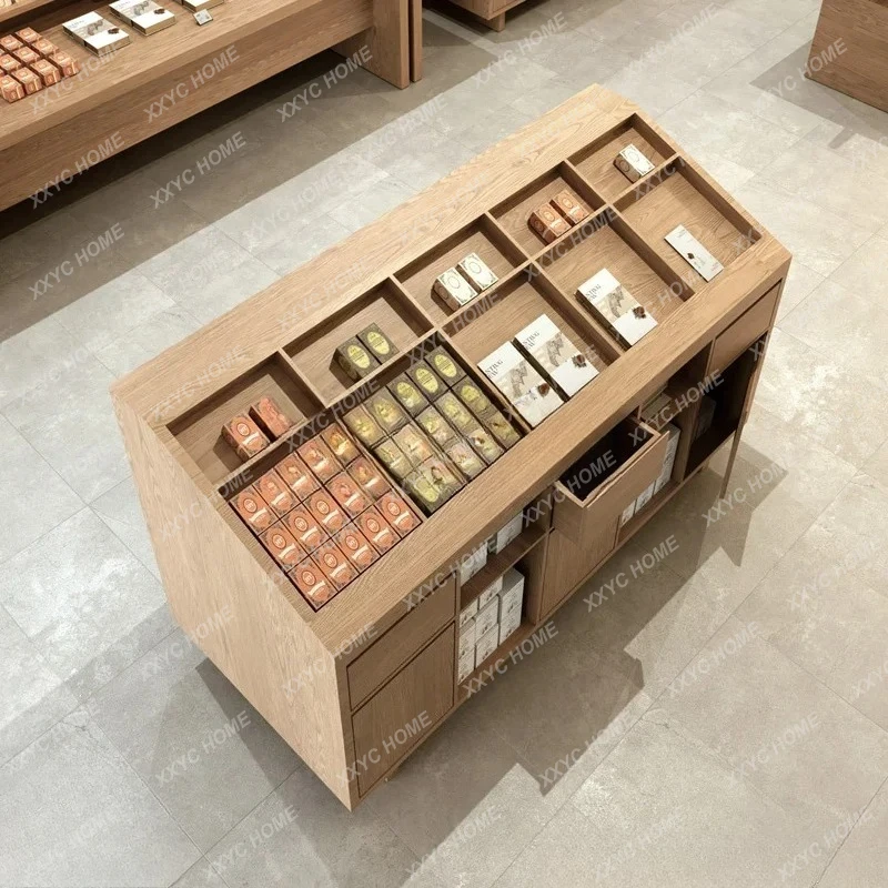 XZ Island Counter Tea Shop Gift Display Cabinet Shelf Product Display Rack
XZ Island Counter Tea Shop Gift Display Cabinet Shelf Product Display Rack