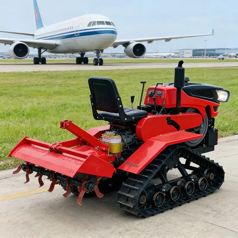 Customized Crawler Tractor Crawler Rotary Tiller Full Terrain Farm Plowing Machine Cultivator with Multiple Tools Free Shipping
Customized Crawler Tractor Crawler Rotary Tiller Full Terrain Farm Plowing Machine Cultivator with Multiple Tools Free Shipping