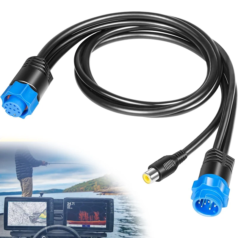 000-11010-001 Heavy-Duty Video Adapter Cable, for Lowrance, Replacement Composite Camera Input Cable for Lowrance HDS Gen2/Ge3
000-11010-001 Heavy-Duty Video Adapter Cable, for Lowrance, Replacement Composite Camera Input Cable for Lowrance HDS Gen2/Ge3