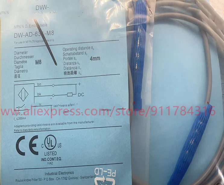 3pcs New High quality Contrinex Small square sensor DW-AD-631-M8 DW-AD-632-M8 DW-AD-633-M8
3pcs New High quality Contrinex Small square sensor DW-AD-631-M8 DW-AD-632-M8 DW-AD-633-M8