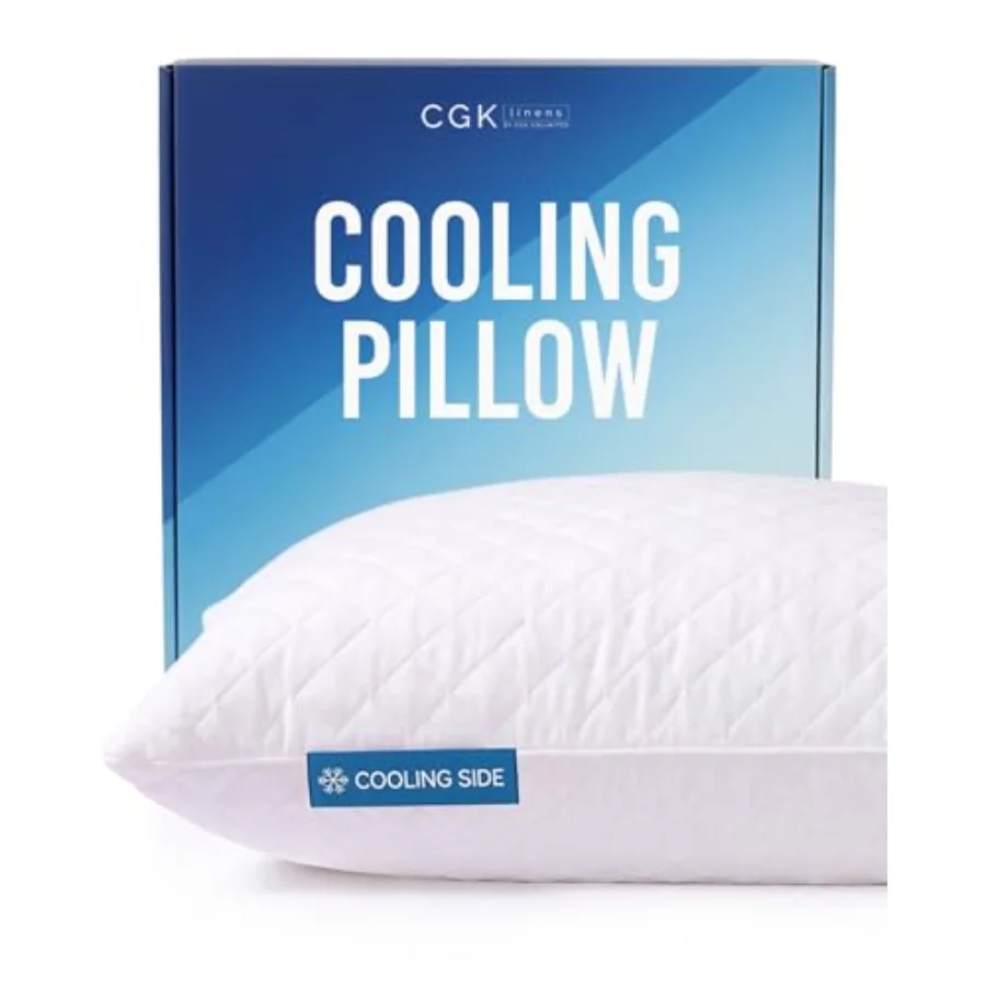 Cooling Pillow Size Pack of 1 - Breathable Cooling Bed Pillows for Hot Sleepers - Adjustable Shredded Memory Foam - Soft or Fir
Cooling Pillow Size Pack of 1 - Breathable Cooling Bed Pillows for Hot Sleepers - Adjustable Shredded Memory Foam - Soft or Fir