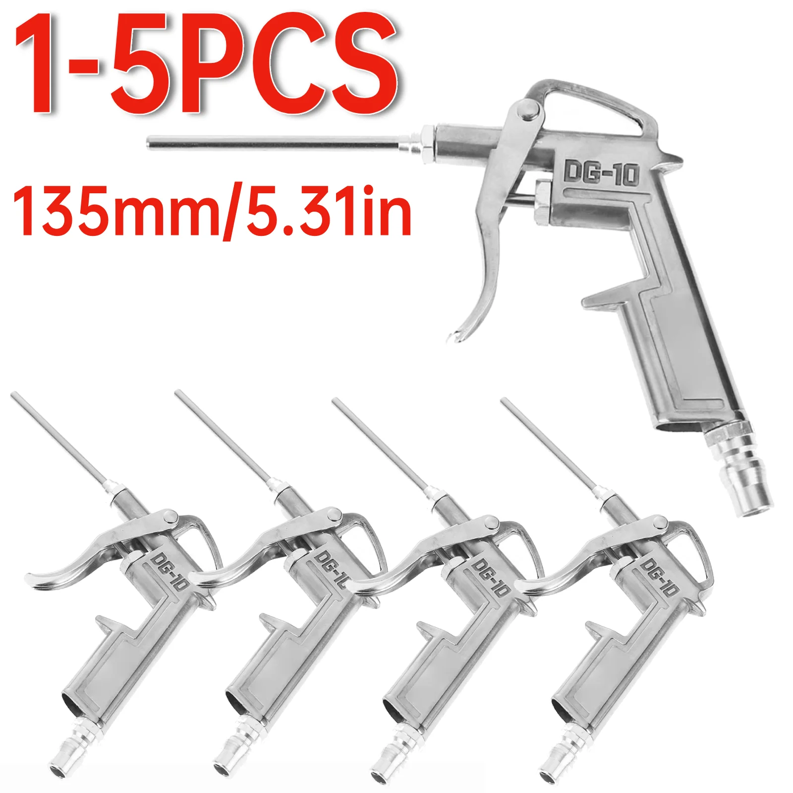 1-5 шт. 135 мм воздушный пистолет, триггерный очиститель, компрессор, пылеочиститель, портативный пневматический инструмент для очистки, компрессор для удаления пыли
1-5 шт. 135 мм воздушный пистолет, триггерный очиститель, компрессор, пылеочиститель, портативный пневматический инструмент для очистки, компрессор для удаления пыли