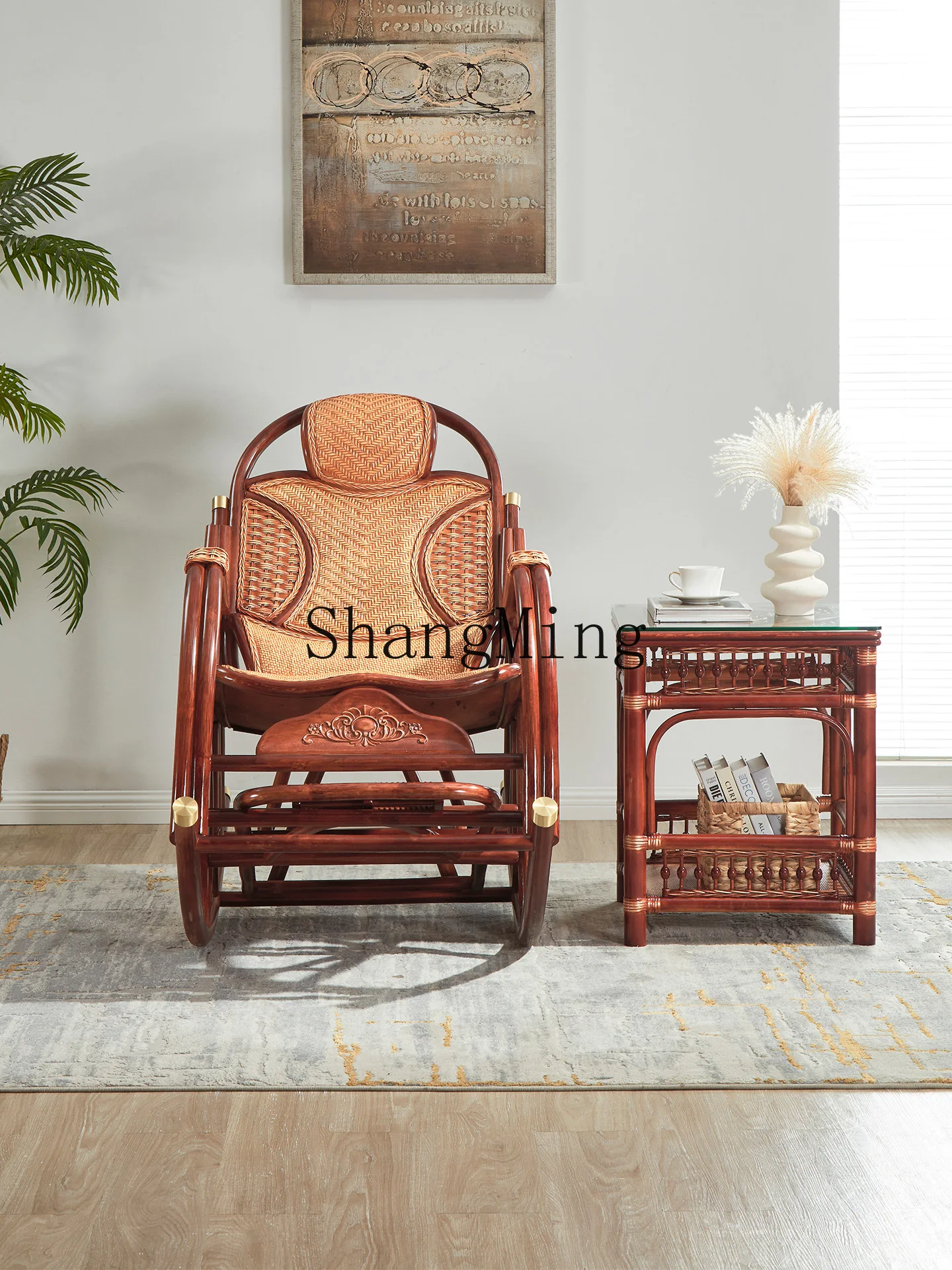 CL free balcony natural real rattan rocking chair lunch break classical single sofa
CL free balcony natural real rattan rocking chair lunch break classical single sofa