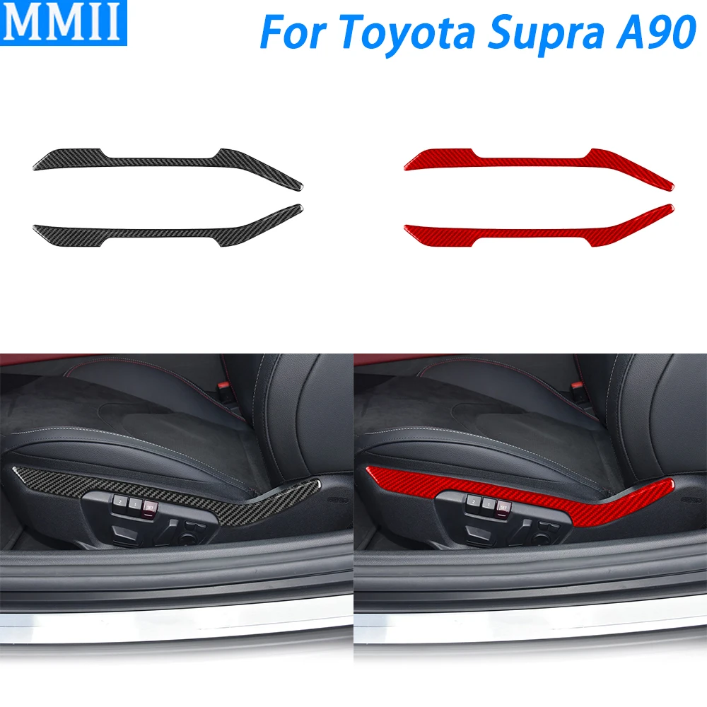 For Toyota Supra A90 2019-2022 Carbon Fiber Seat Adjustment Switch Control Panel Trim Cover Car Interior Accessories Sticker
For Toyota Supra A90 2019-2022 Carbon Fiber Seat Adjustment Switch Control Panel Trim Cover Car Interior Accessories Sticker