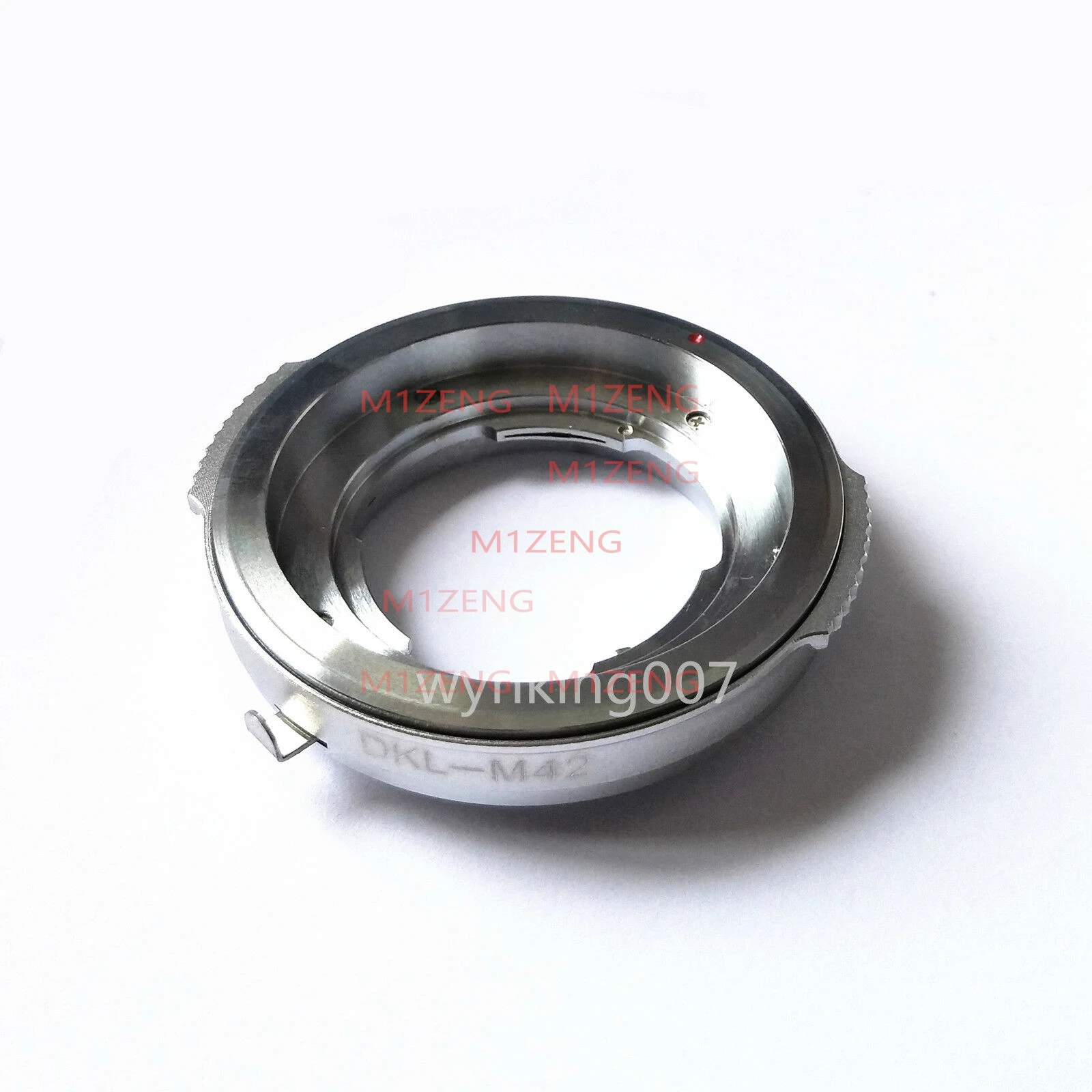 DKL-M42 adapter ring for Voigtlander Retina DKL MOUNT lens to M42 Screw Mount Pentax Zenit camera
DKL-M42 adapter ring for Voigtlander Retina DKL MOUNT lens to M42 Screw Mount Pentax Zenit camera