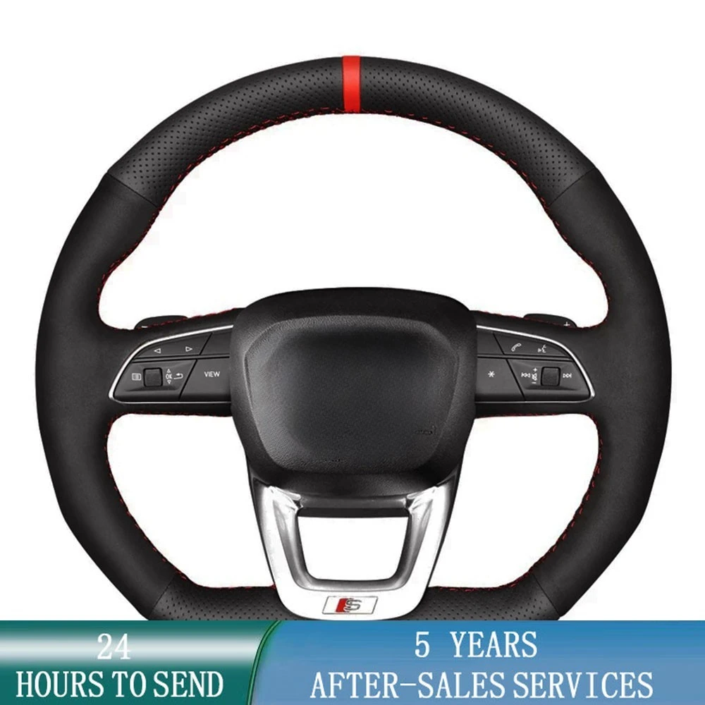 Car Accessories Car Steering Wheel Cover Suede Leather Braid For Audi Q3 2018-2019 Q5 (FY) 2017-2019 Q7 (4M) 2015-2019 Q8
Car Accessories Car Steering Wheel Cover Suede Leather Braid For Audi Q3 2018-2019 Q5 (FY) 2017-2019 Q7 (4M) 2015-2019 Q8
