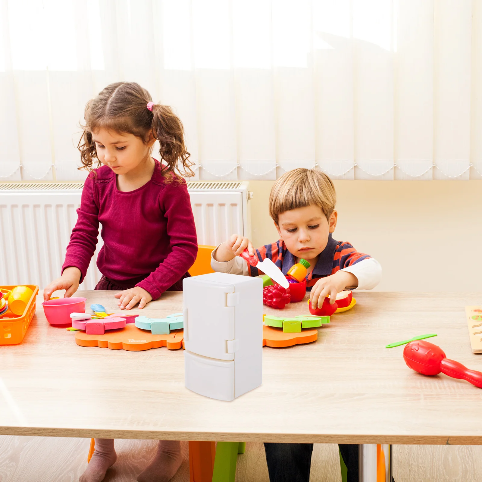 2 Pcs Mini Fridge House Accessories Dollhouse Vertical Refrigerator Miniature Toy Small for Room
2 Pcs Mini Fridge House Accessories Dollhouse Vertical Refrigerator Miniature Toy Small for Room