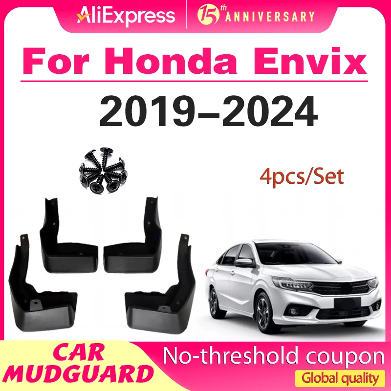 For Honda Envix 2019-2024 2020 2021 2022 2023 Fender Mudguard Mud Flaps Guard Splash Flap Mudguards Car Accessories 
For Honda Envix 2019-2024 2020 2021 2022 2023 Fender Mudguard Mud Flaps Guard Splash Flap Mudguards Car Accessories