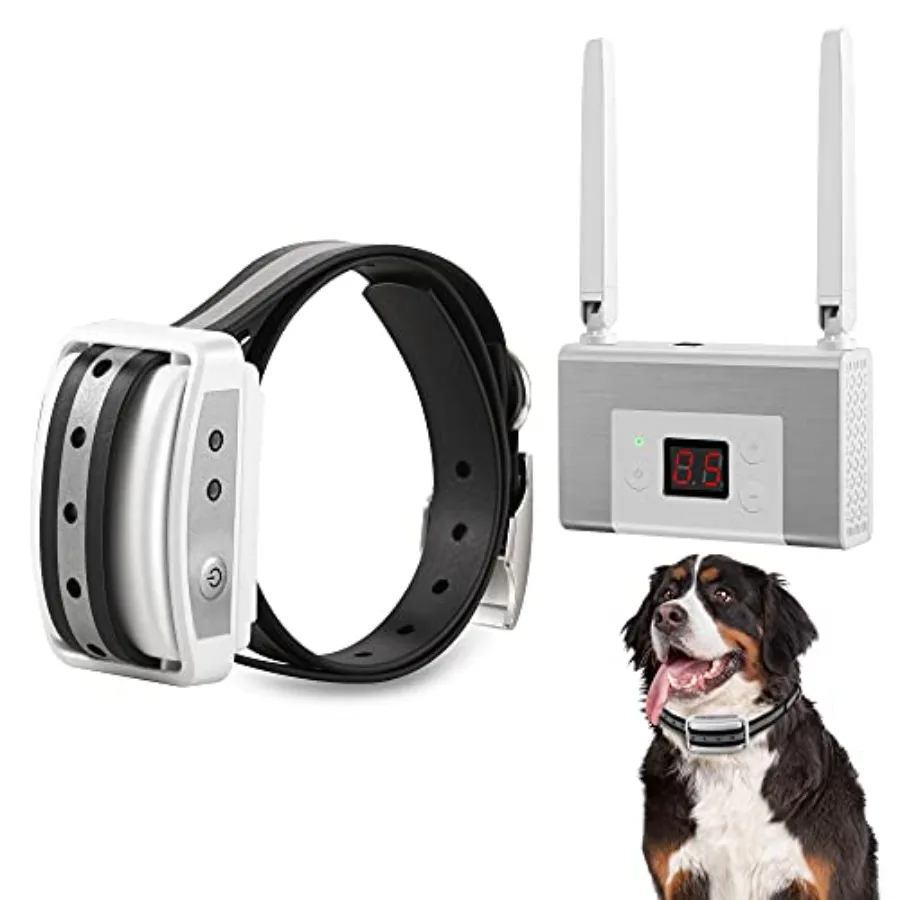 Electric Wireless Dog Fence System for outdoor pet containment waterproof rechargeable white collar receiver boundary control f
Electric Wireless Dog Fence System for outdoor pet containment waterproof rechargeable white collar receiver boundary control f