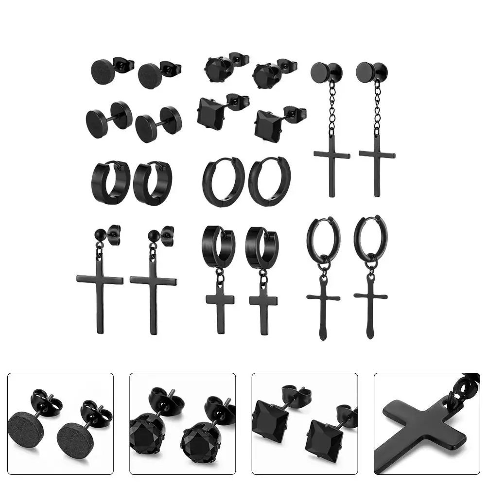 Stud Set 316 Stainless Steel Cuff Earrings Retro Delicate Ear Jewelry Creative Ear Pendant For Men Occasions Gift
Stud Set 316 Stainless Steel Cuff Earrings Retro Delicate Ear Jewelry Creative Ear Pendant For Men Occasions Gift