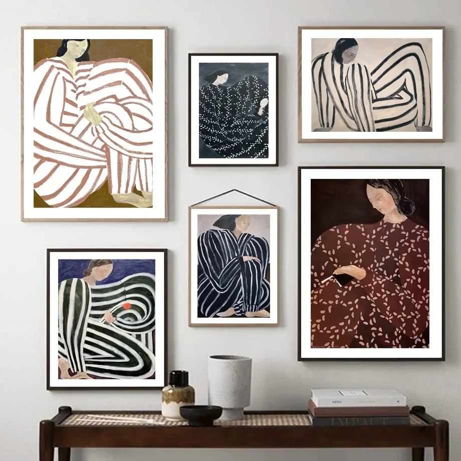 Nordic Posters And Prints Abstract Line Curve Striped Lady Modern Wall Art Canvas Wall Pictures For Living Room Decor Painting
Nordic Posters And Prints Abstract Line Curve Striped Lady Modern Wall Art Canvas Wall Pictures For Living Room Decor Painting