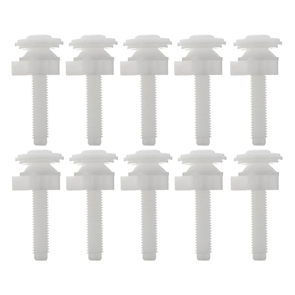12Pcs Toilet Seat Screws Set Plastic Bolts Nuts Washers for Effortless Cleaning Maintenance Secure Fit Bathroom Toilet Lid
12Pcs Toilet Seat Screws Set Plastic Bolts Nuts Washers for Effortless Cleaning Maintenance Secure Fit Bathroom Toilet Lid