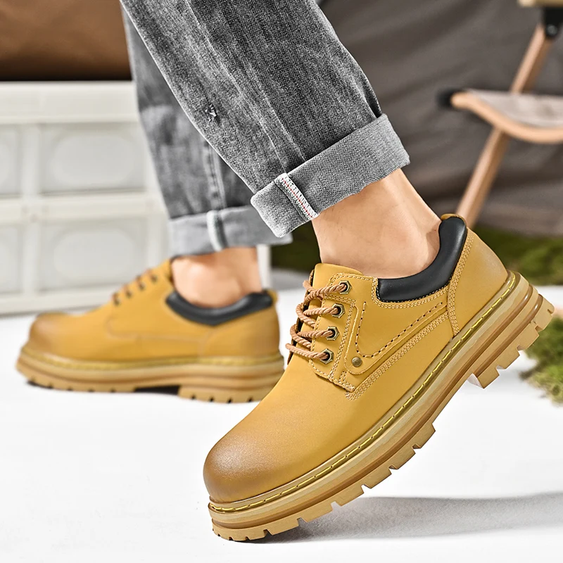 New Black Handmade men's thick soled shoes genuine leather style Daily leisure and business office adult Thick soled shoes Hot
New Black Handmade men's thick soled shoes genuine leather style Daily leisure and business office adult Thick soled shoes Hot