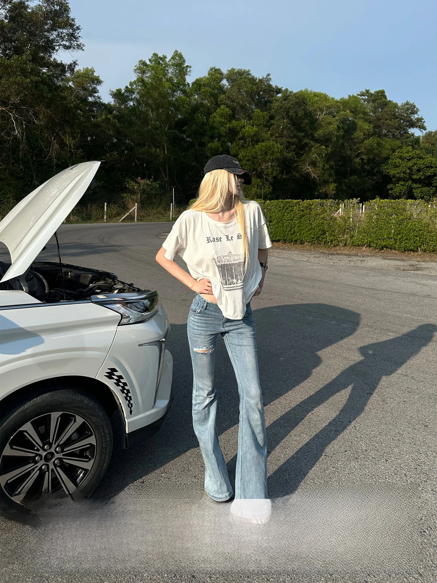 Low Waist Slim Fit Denim Jeans Supermodel Code Rase Le Sol Micro Flared Cuffed Pants Cotton Zipper Spring Summer Ladies
Low Waist Slim Fit Denim Jeans Supermodel Code Rase Le Sol Micro Flared Cuffed Pants Cotton Zipper Spring Summer Ladies