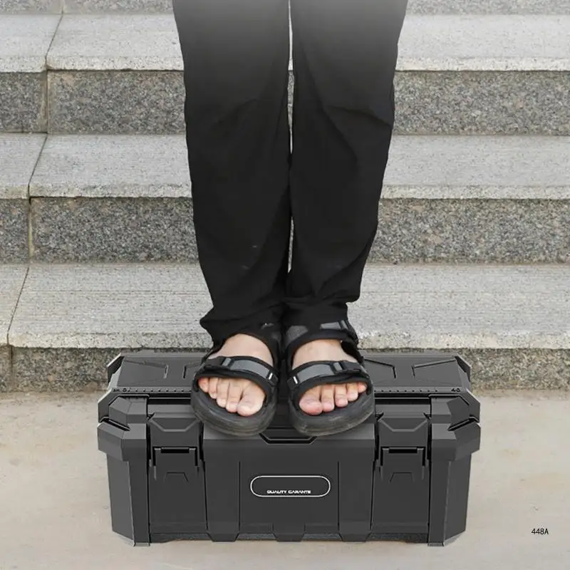 Essential Tool Box Secure Tool Storage with Strong Structural Support Removable Tray Storage Case Tool Protections
Essential Tool Box Secure Tool Storage with Strong Structural Support Removable Tray Storage Case Tool Protections