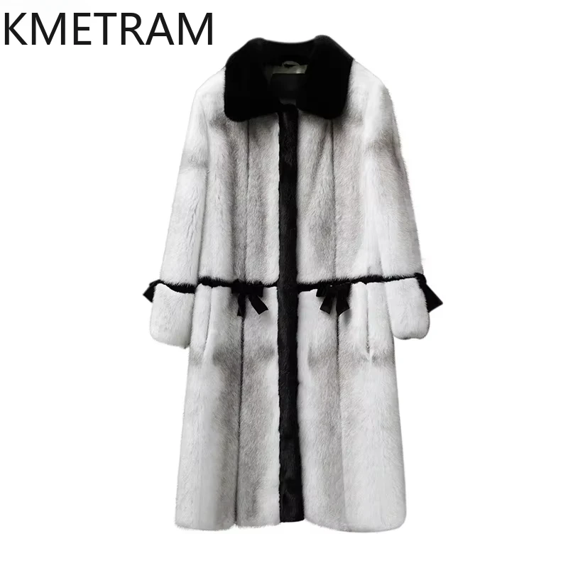 Top Quality Natural Cross Mink Fur Jacket for Women Long Fur Coat Winter Luxury Womens Clothing New in Coats 2024 шуба женская
Top Quality Natural Cross Mink Fur Jacket for Women Long Fur Coat Winter Luxury Womens Clothing New in Coats 2024 шуба женская