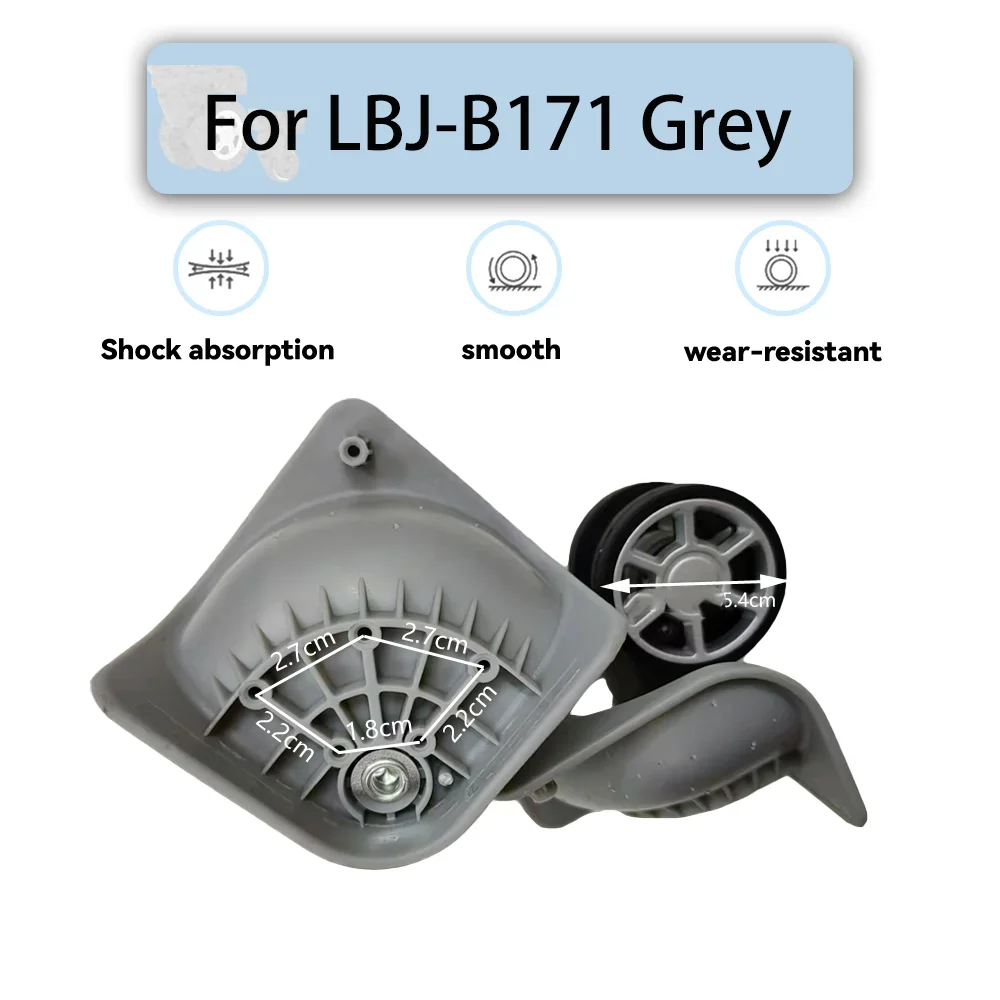 For LBJ-B171 Grey Universal Wheel Replacement Suitcase Rotating Smooth Silent Shock Absorbing Wheel Accessories Wheels Casters
For LBJ-B171 Grey Universal Wheel Replacement Suitcase Rotating Smooth Silent Shock Absorbing Wheel Accessories Wheels Casters