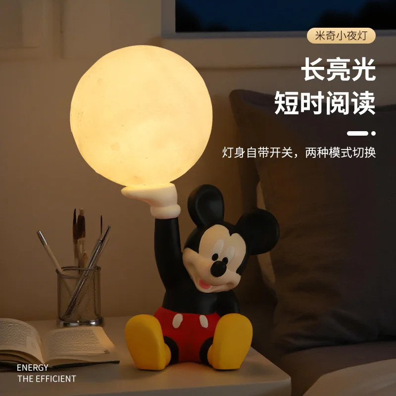 Disney Mickey Mouse Cute Cartoon Moon Night Light Bedroom Bedside Sleep Aid Desktop Ambient Decor Starry Sky Lamp For Kids Room
Disney Mickey Mouse Cute Cartoon Moon Night Light Bedroom Bedside Sleep Aid Desktop Ambient Decor Starry Sky Lamp For Kids Room