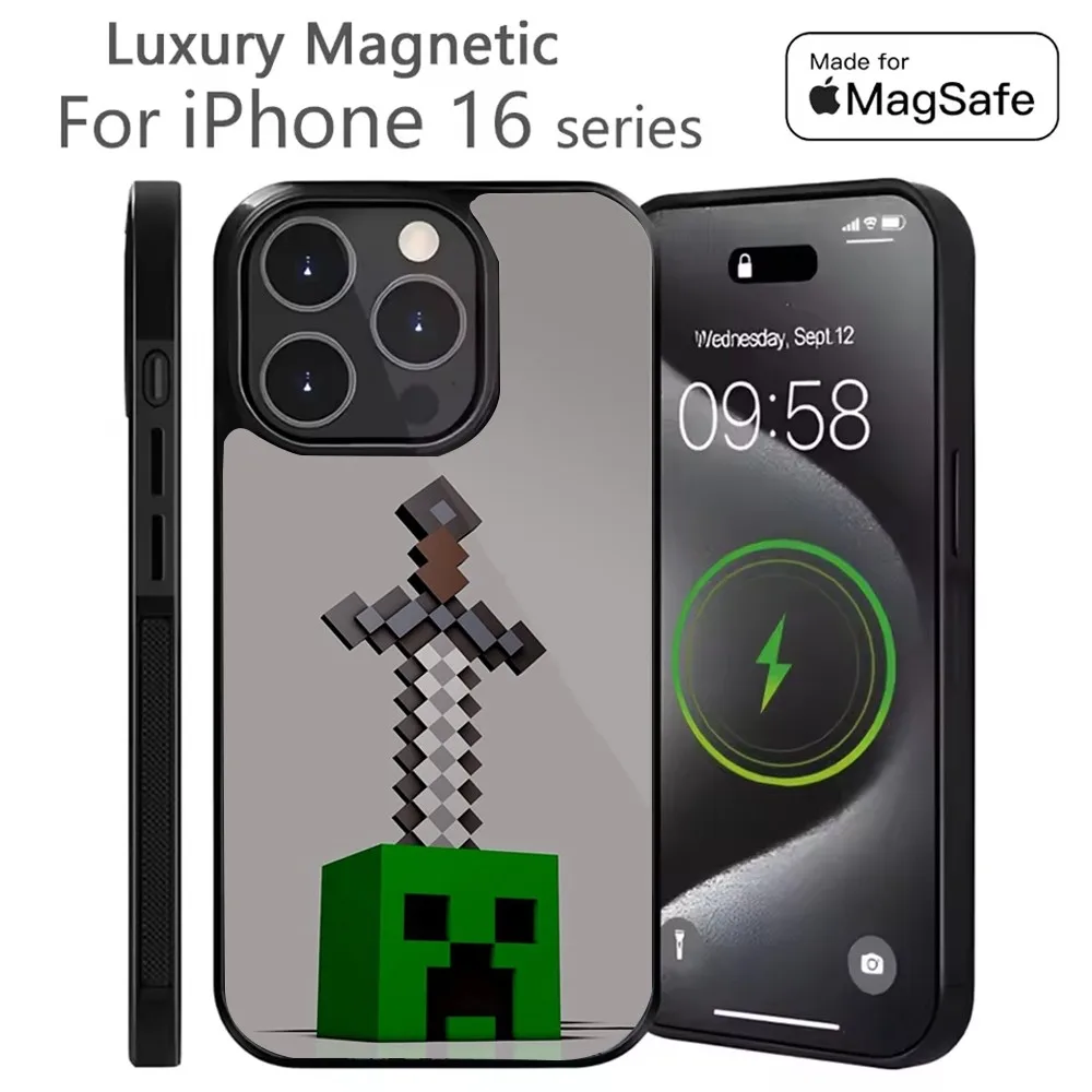 Green Pixel Monster Phone Case For iPhone 16,15,14,13,12,11,Plus,Pro,Max Mini Magsafe Magnetic Wireless Charging
Green Pixel Monster Phone Case For iPhone 16,15,14,13,12,11,Plus,Pro,Max Mini Magsafe Magnetic Wireless Charging
