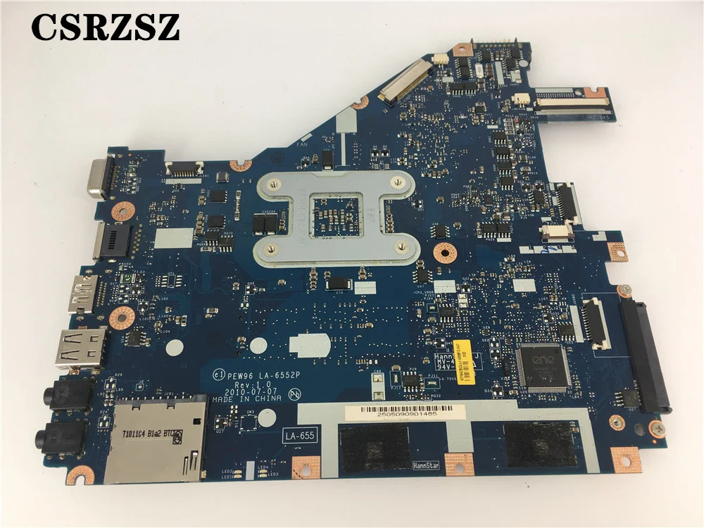For Acer aspire 5552 5552G Laptop motherboard PEW96 LA-6552P Test all functions 100%
For Acer aspire 5552 5552G Laptop motherboard PEW96 LA-6552P Test all functions 100%