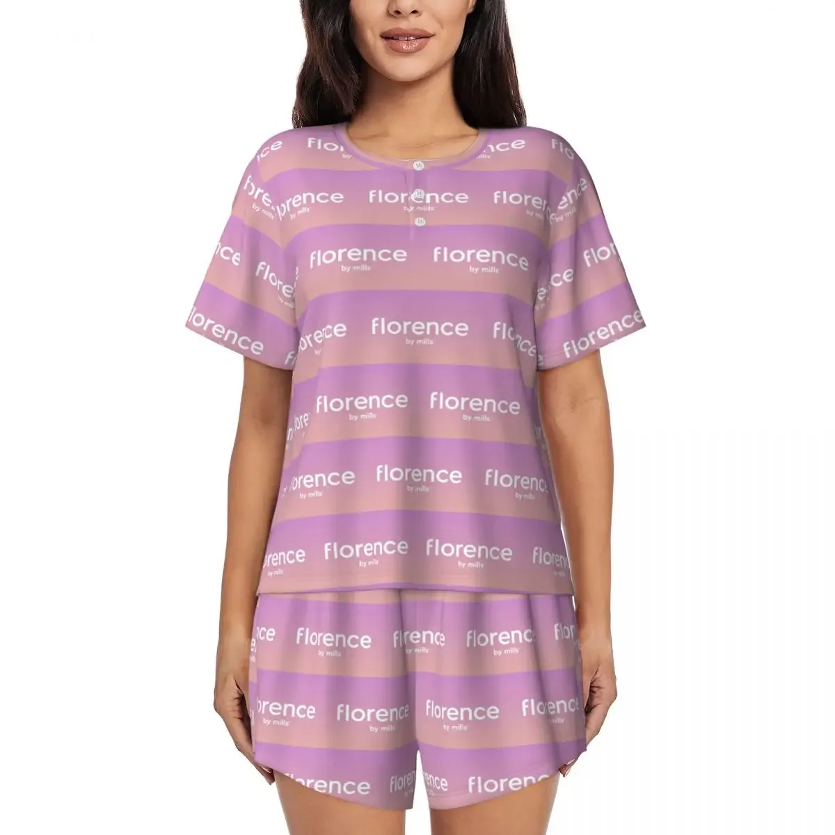 Florence By Mills Round Neck Short Sleeves Nightdress for Sleeping Sleepshirts Women Loose Pajama Set Short Pants
Florence By Mills Round Neck Short Sleeves Nightdress for Sleeping Sleepshirts Women Loose Pajama Set Short Pants