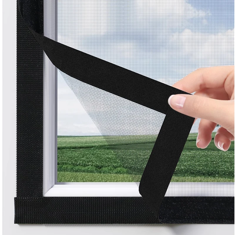 Black Self-adhesive and reusable mosquito nets for windows, anti-mosquito window screens, tulle, customizable in summer,washable
Black Self-adhesive and reusable mosquito nets for windows, anti-mosquito window screens, tulle, customizable in summer,washable