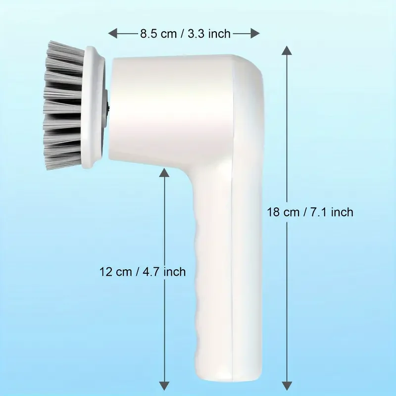 Cleaning Brush with 5 Brush Heads Led Display Power Scrubber for Cleaning Bathroom Bathtub Kitchen Electric Spin Scrubber
Cleaning Brush with 5 Brush Heads Led Display Power Scrubber for Cleaning Bathroom Bathtub Kitchen Electric Spin Scrubber