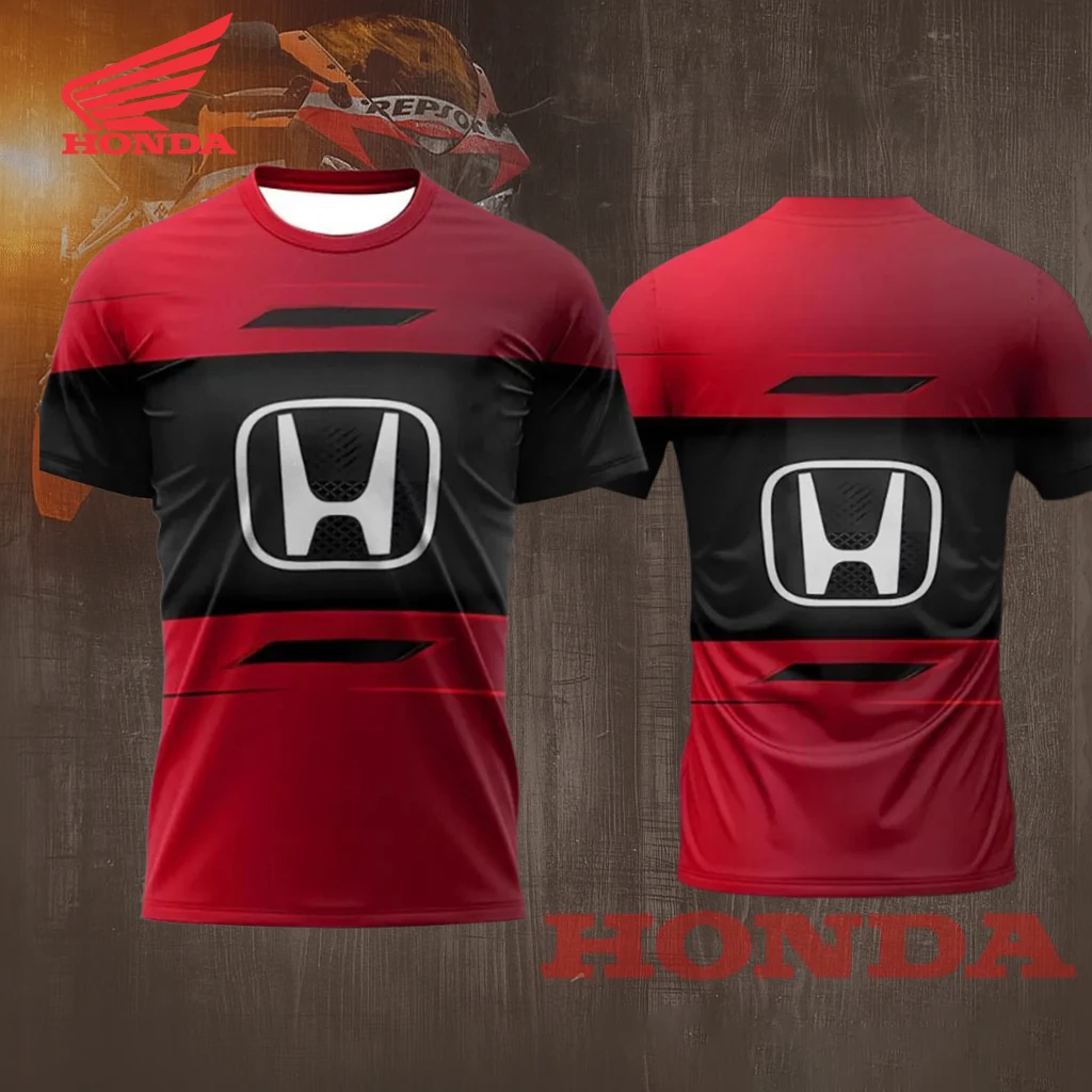 Honda 2026, дышащая гоночная форма, летняя влагоотводящая футболка для езды на мотоцикле, повседневная спортивная одежда, трикотаж
Honda 2026, дышащая гоночная форма, летняя влагоотводящая футболка для езды на мотоцикле, повседневная спортивная одежда, трикотаж