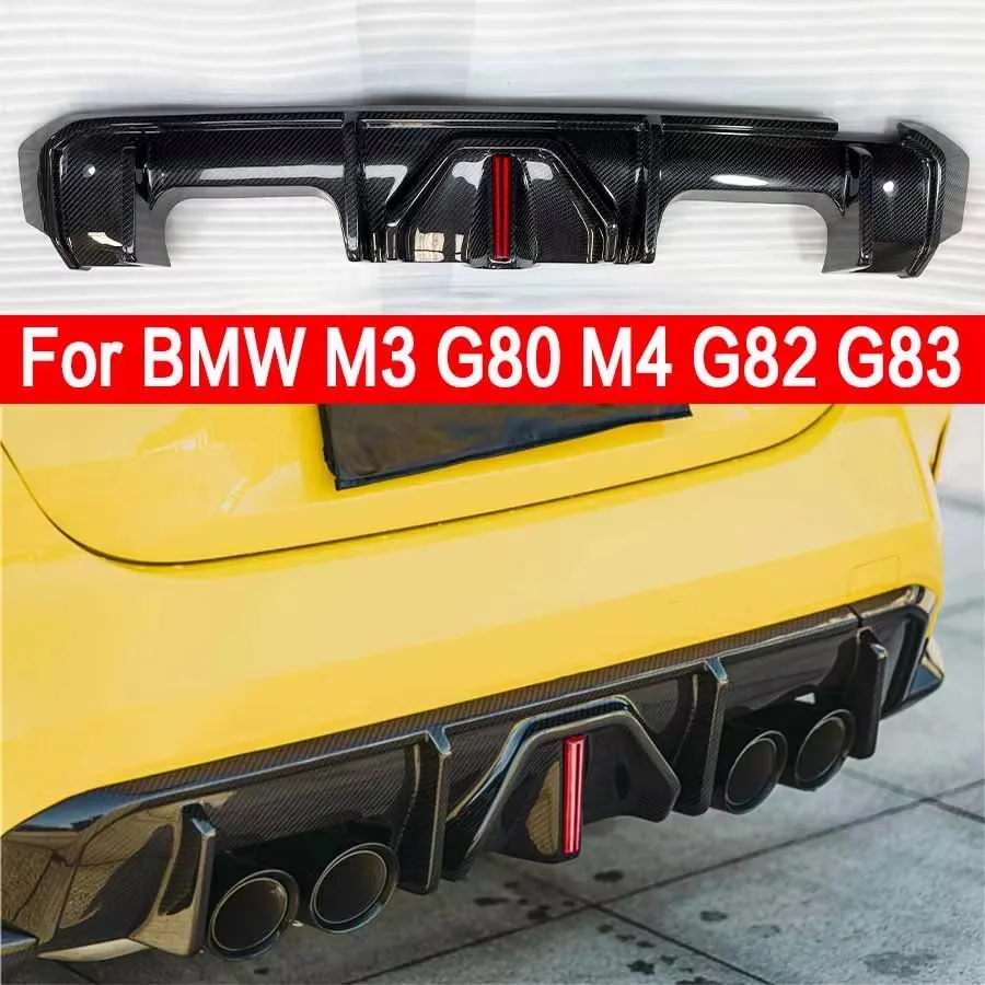Для BMW M3 G80 M4 G82 G83 Диффузор из углеродного волокна Диффузор заднего бампера Задние сплиттеры с фонарями Спойлер Комплект кузова для задней губы
Для BMW M3 G80 M4 G82 G83 Диффузор из углеродного волокна Диффузор заднего бампера Задние сплиттеры с фонарями Спойлер Комплект кузова для задней губы