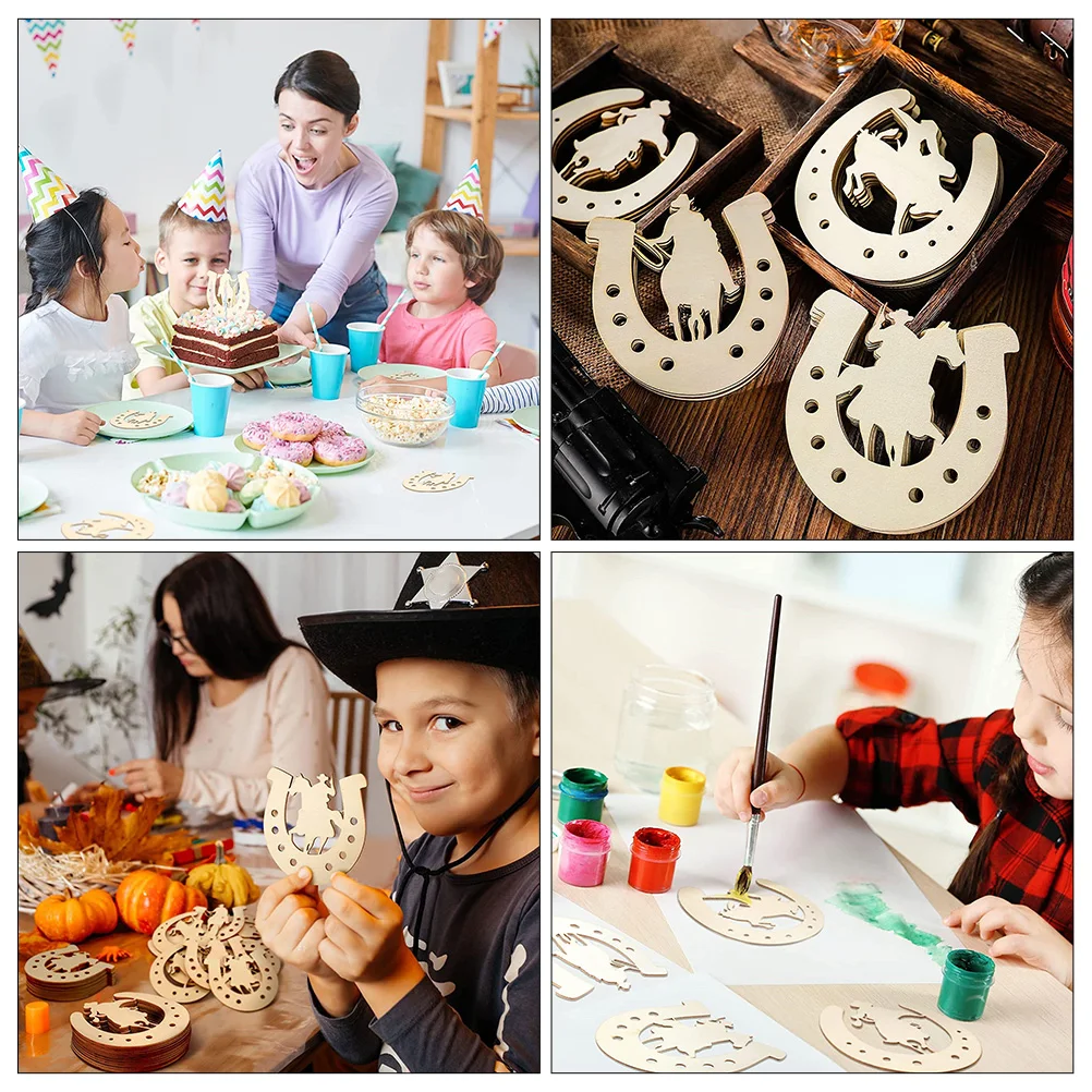 48 Pcs Wooden Horseshoe Slices Chips DIY Painting Hand-painted Craft Shape Cutouts Unfinished Graffiti Retro Decor
48 Pcs Wooden Horseshoe Slices Chips DIY Painting Hand-painted Craft Shape Cutouts Unfinished Graffiti Retro Decor